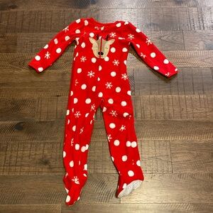 Reindeer Christmas Footie Pajamas